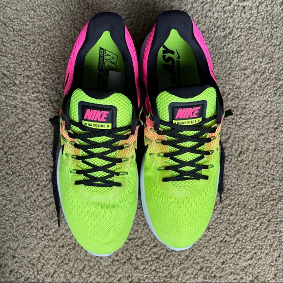 Nike Lunarglide 8 OC Men’s Sz 9 In Multicolor - Picture 8 of 11